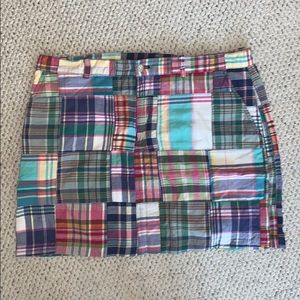 Preppy plaid mini skirt!